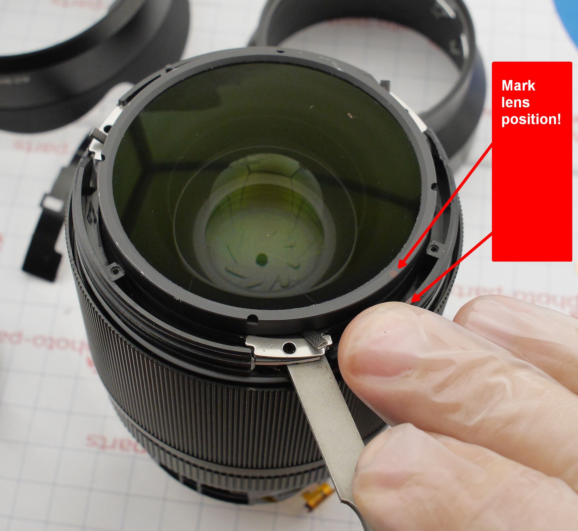 Sony FE 35mm 1.4ZA ремонт мотора фокусировки и странности